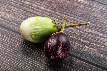 Wall Mural - Heap of raw asian baby eggplant