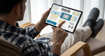 Website design software provide snugly template for online retail business and e-commerce