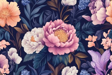 Wall Mural - Wallpapers and screensavers with beautiful floral backdrops. Stock photos