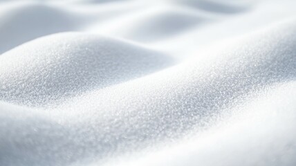 A snow covered hill with a white snow surface