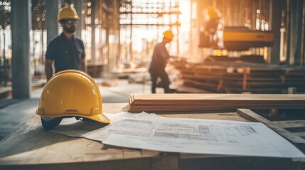 Wall Mural - Generate a photo realistic image of scheduling coordinators managing construction project schedules, with project timeline adjustments, scheduling conflicts resolution