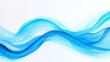 © Vertigo Images - Abstract blue wave design on a white background.