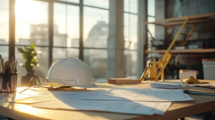 Wall Mural - generate a photo realistic image of a resource allocation meeting for a construction project, with r