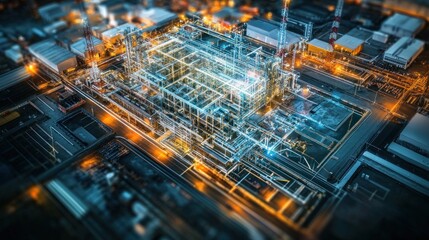 Wall Mural - generate a photo realistic image of supply chain coordination for a construction project, with suppl