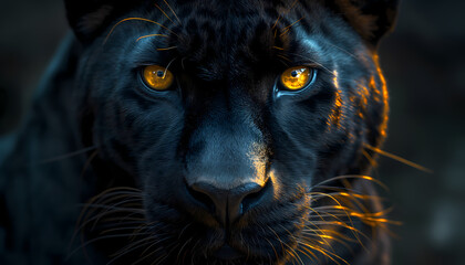 close up portrait of a tiger