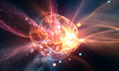 Wall Mural - Abstract Energy Burst