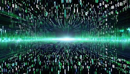 Binary Code Streams Forming MVC Letters with Software Design Patterns