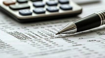 Canvas Print - Business Finance Tools on a Desk