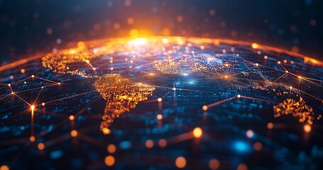 Global network connection and data visualization