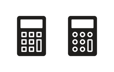 Poster - calculator icon, calculator sign vector