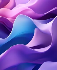 Wall Mural - 3d abstract wallpaper, a background for mobile phones, featuring colorful waves of colors