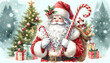 © Pacificcreation - Santa claus and snowman clipart
