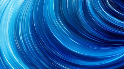 Fototapete - A vibrant swirl of blue hues, creating a dynamic and fluid visual effect reminiscent of water or movement.