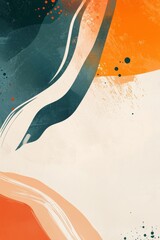 Poster - Abstract art with curves