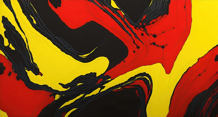 abstract red, yellow and black background
