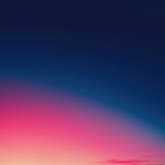 Wall Mural - Pink and blue sunset sky