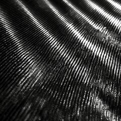 Poster - Shiny black fabric with texture