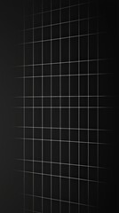 Wall Mural - Black grid background