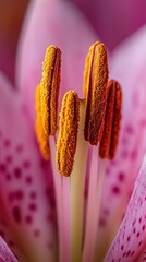 Poster - Close up of lily flower