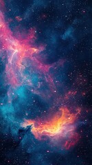 Sticker - Cosmic nebula in space