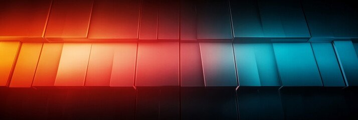 Sticker - Abstract background with red and blue colors.