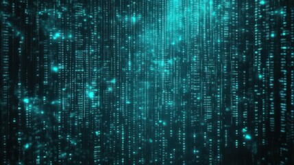 digital binary encrypted code matrix background