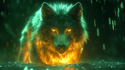 Wolf in Cyber Light