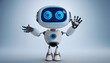 © Sadaqat - Hello from the Future: A Cheerful 3D Robot Character'