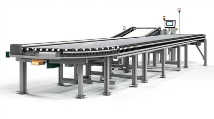 Sticker - Conveyor system designed for efficient material handling in manufacturing facilities, showcasing its structure and technology