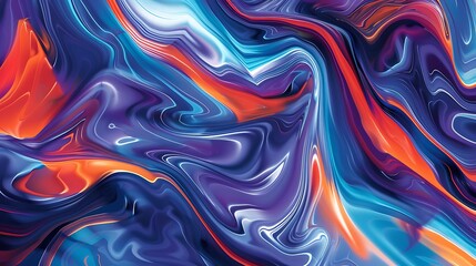 Wall Mural - abstract of swirling colors that creates a dynamic and fluid pattern.