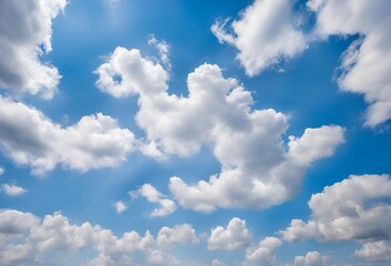 blue sky and clouds