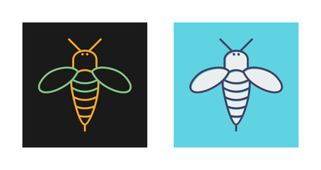 Poster - Honey Bee Vector Icon