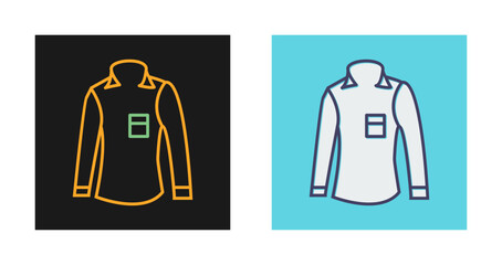 Poster - Casual Shirt Vector Icon