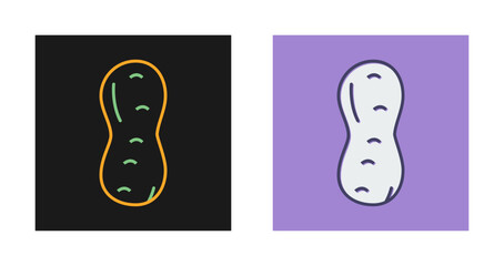 Sticker - Peanut Vector Icon