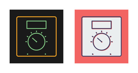 Wall Mural - Thermoregulator Vector Icon