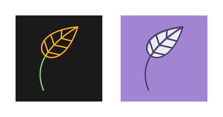 Poster - Leaf Vector Icon