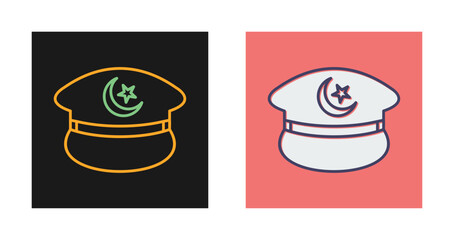 Wall Mural - Military Hat Vector Icon