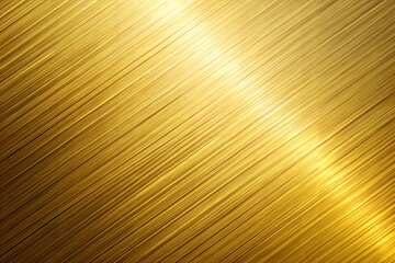 Canvas Print - abstract gold metallic texture with diagonal lines background