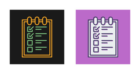 Sticker - Check List Vector Icon