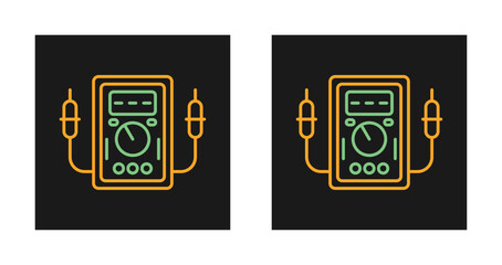 Wall Mural - Voltmeter Vector Icon