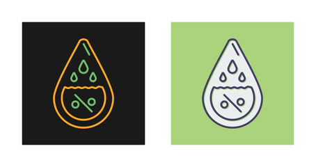 Canvas Print - Humidity Vector Icon