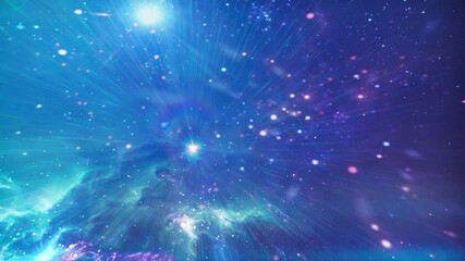 Wall Mural - colorful galaxy cosmos nebula space background