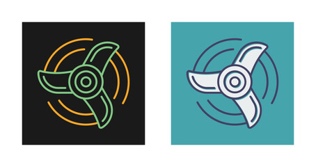 Sticker - Propeller Vector Icon