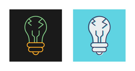 Wall Mural - Light Bulb Vector Icon