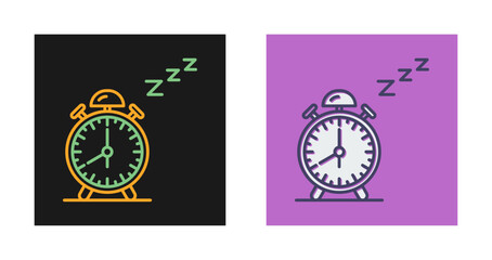 Wall Mural - Sleep Time Vector Icon