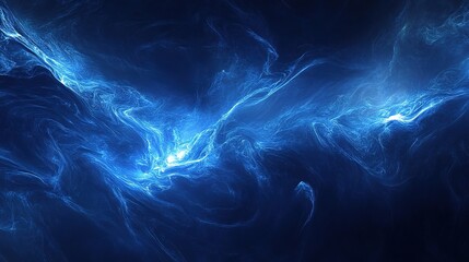 Wall Mural - Ethereal Blue Light Abstract Background