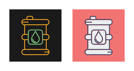 Sticker - Oil Vector Icon