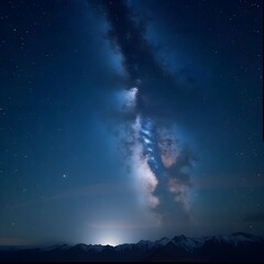 Wall Mural - starry night sky