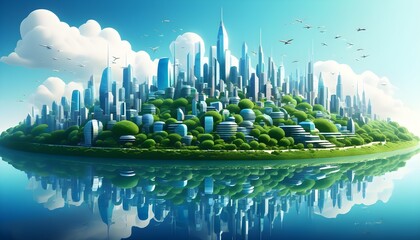 Poster - Vision of a Green and Innovative Future City