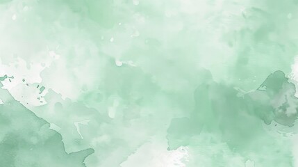 Wall Mural - Soft Green Watercolor Background for Creative Projects